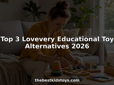 Parent arranging Montessori educational toys on table