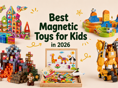 Best magnetic toys for kids in 2026 featuring Infinity Racer Magnetic Train, Magnetic Magna Tiles, Lava Dominion blocks, MagnaBot Builders and the Magnetic Create & Draw Puzzle Board.
