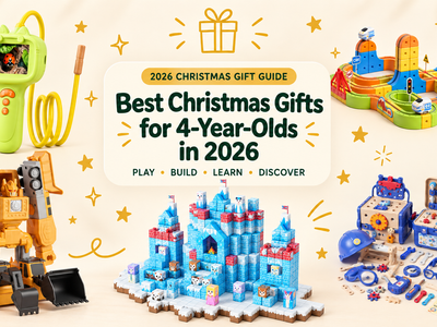 Best Christmas Gifts for 4-Year-Olds in 2026 featuring building, STEM and educational toys
