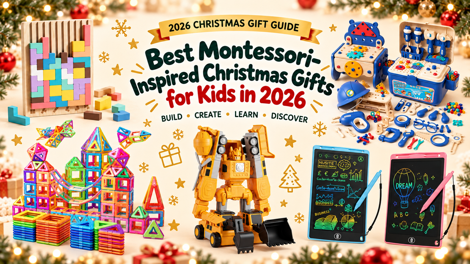 Best Montessori-inspired Christmas gifts for kids in 2026