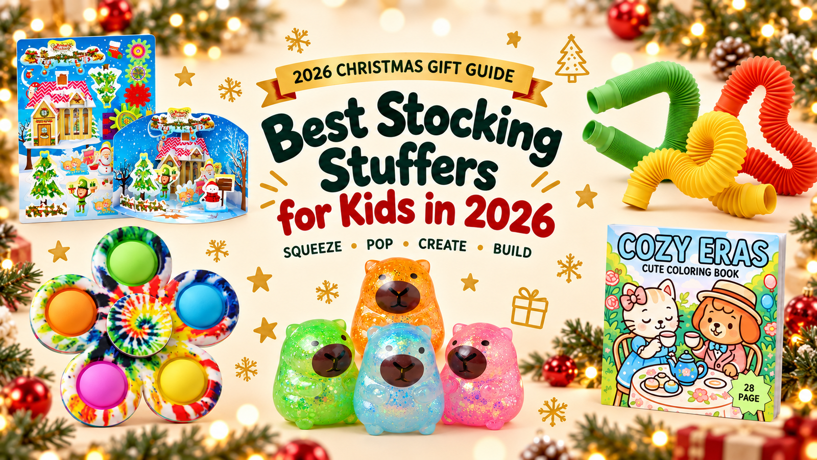 Best stocking stuffers for kids in 2026 with sensory, creative and screen-free small gift ideas