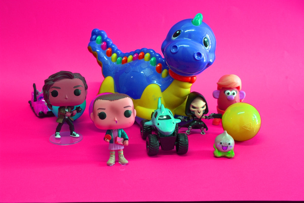 a group of toys