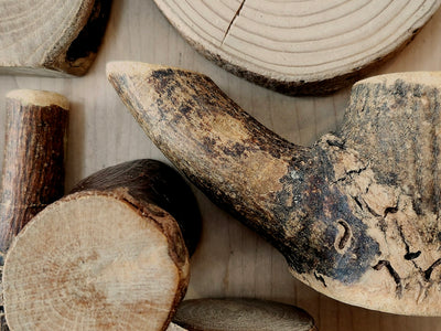 A bunch of wood that is sitting on a table