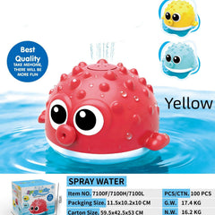 Splashy Frog Fountain – Baby Bath Water Sprinkler Toy