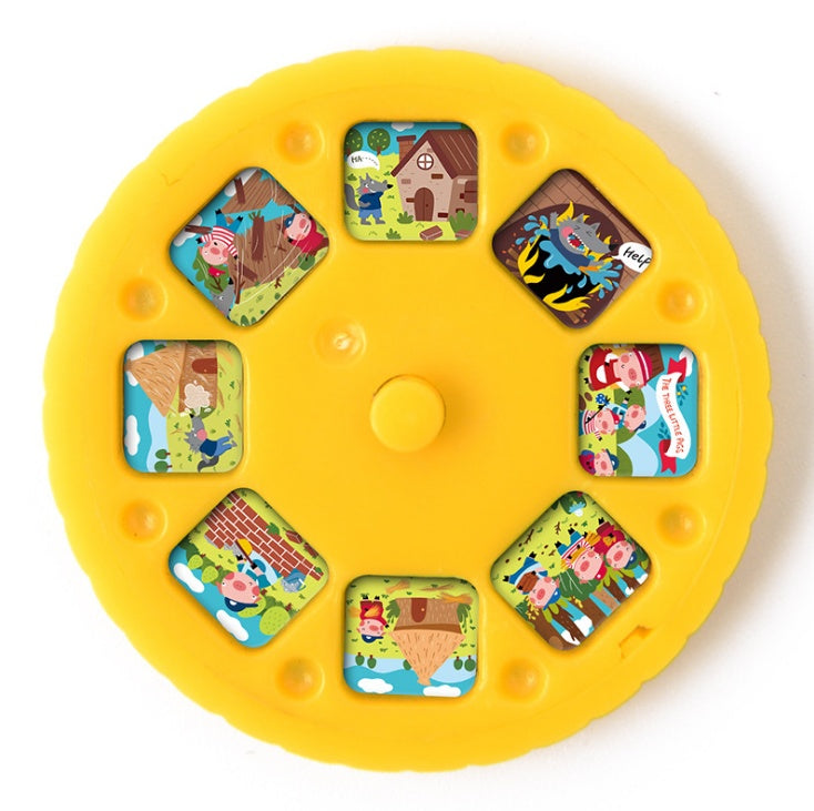 Story Beam Kids Projector Flashlight – Bedtime Cartoon Story Torch