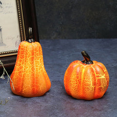 Carved pumpkin surface detail