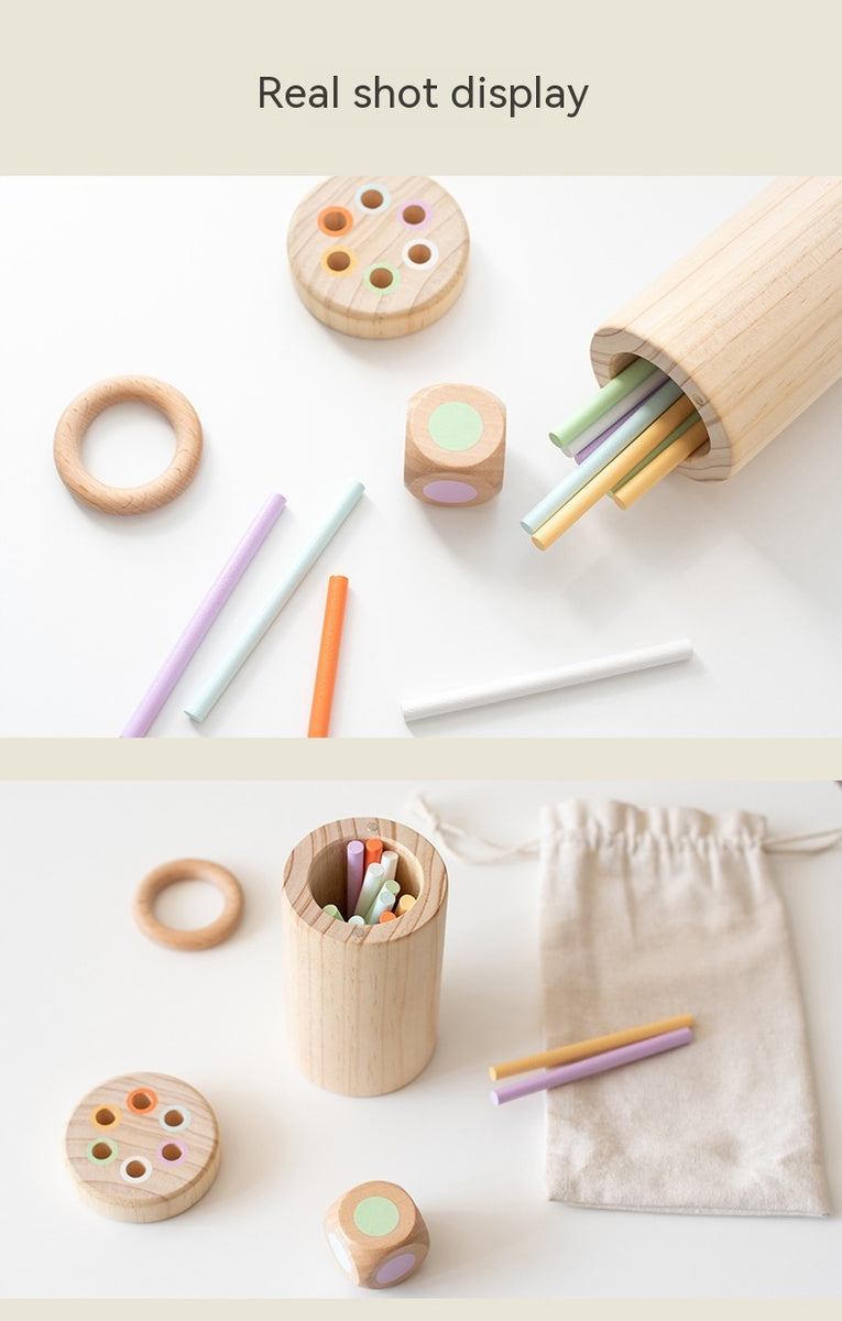 Montessori-Inspired Toddler Stick Balance Game