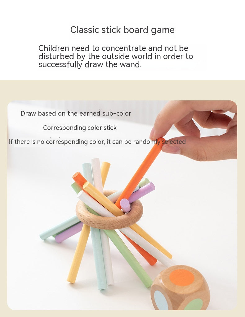 Montessori-Inspired Toddler Stick Balance Game