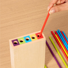 Montessori Stick & Stack Tower Game