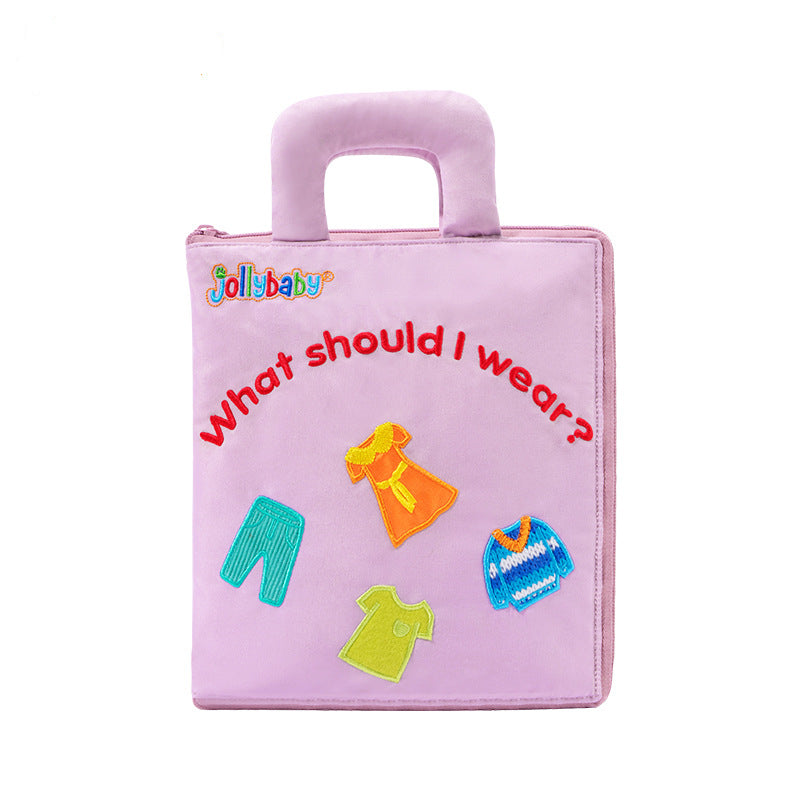 Montessori  Jollybaby my quiet cloth book