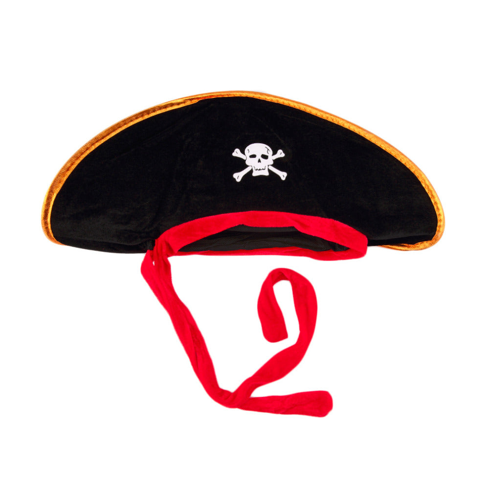 Pirate hat skull print detail
