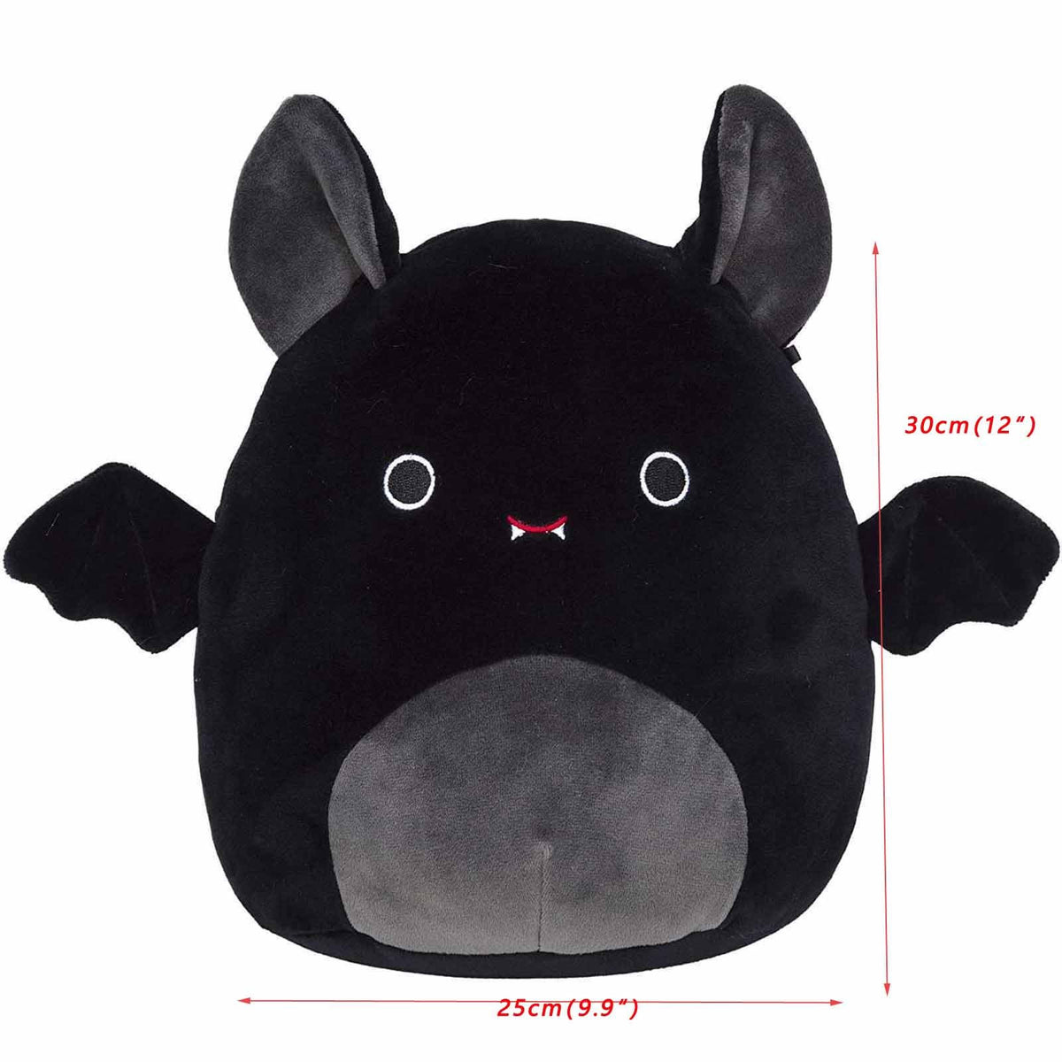 Bat plush size comparison
