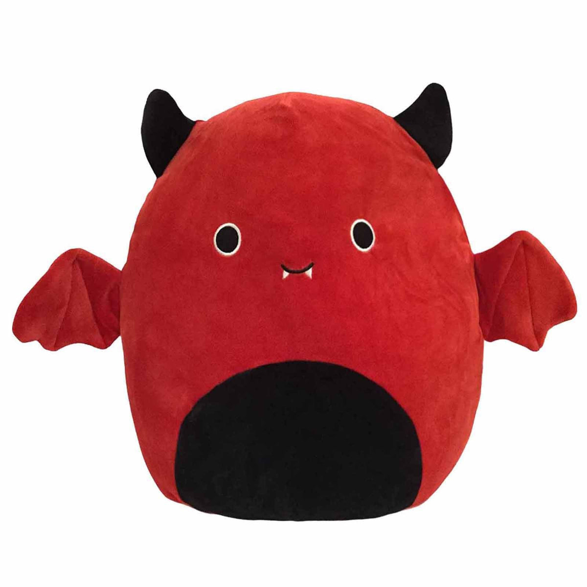Cartoon bat plush in red