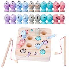 Magnetic Fish & Worm Counting Game – Montessori Number Learning Toy