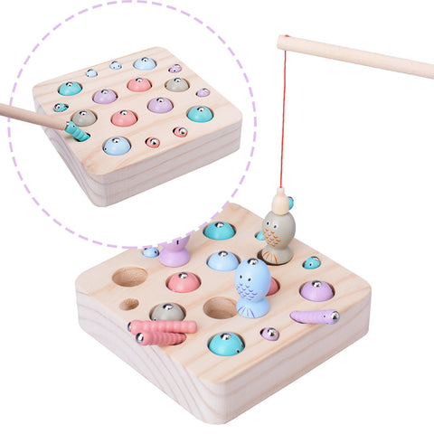 Magnetic Fish & Worm Counting Game – Montessori Number Learning Toy