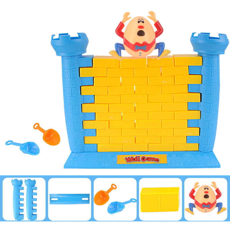 Egg Crash Wall Game – Kids Balance & Strategy Brick Stacking Toy