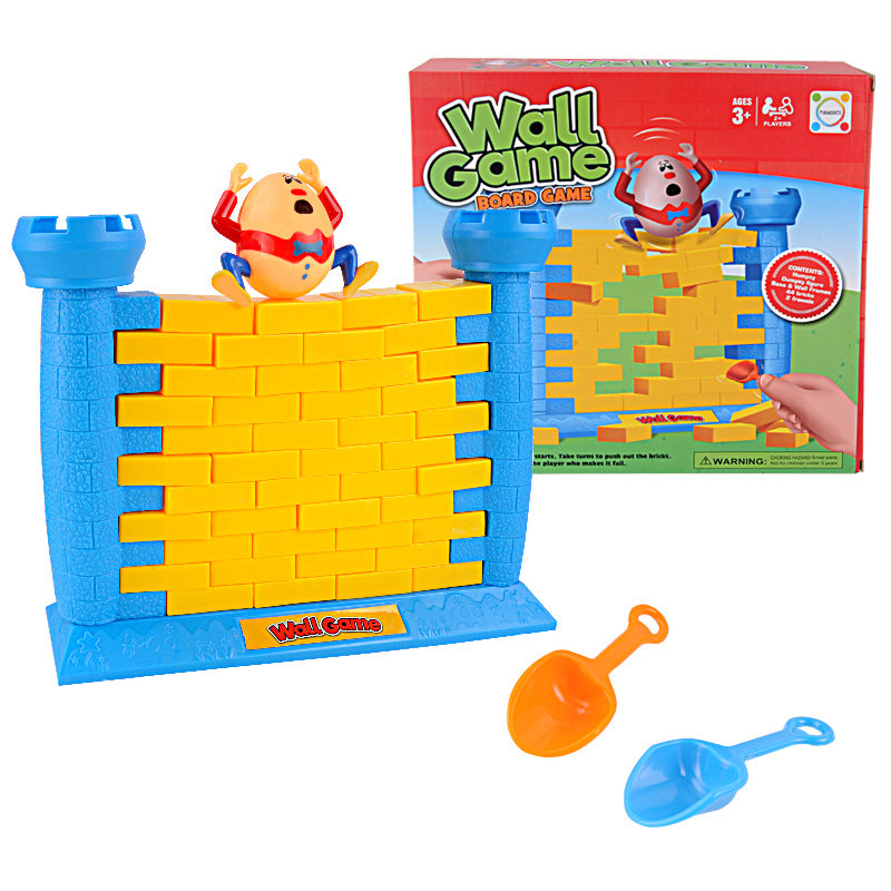Egg Crash Wall Game – Kids Balance & Strategy Brick Stacking Toy