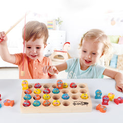 Letter fishing game pieces