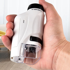 Pocket microscope 60x to 120x magnification