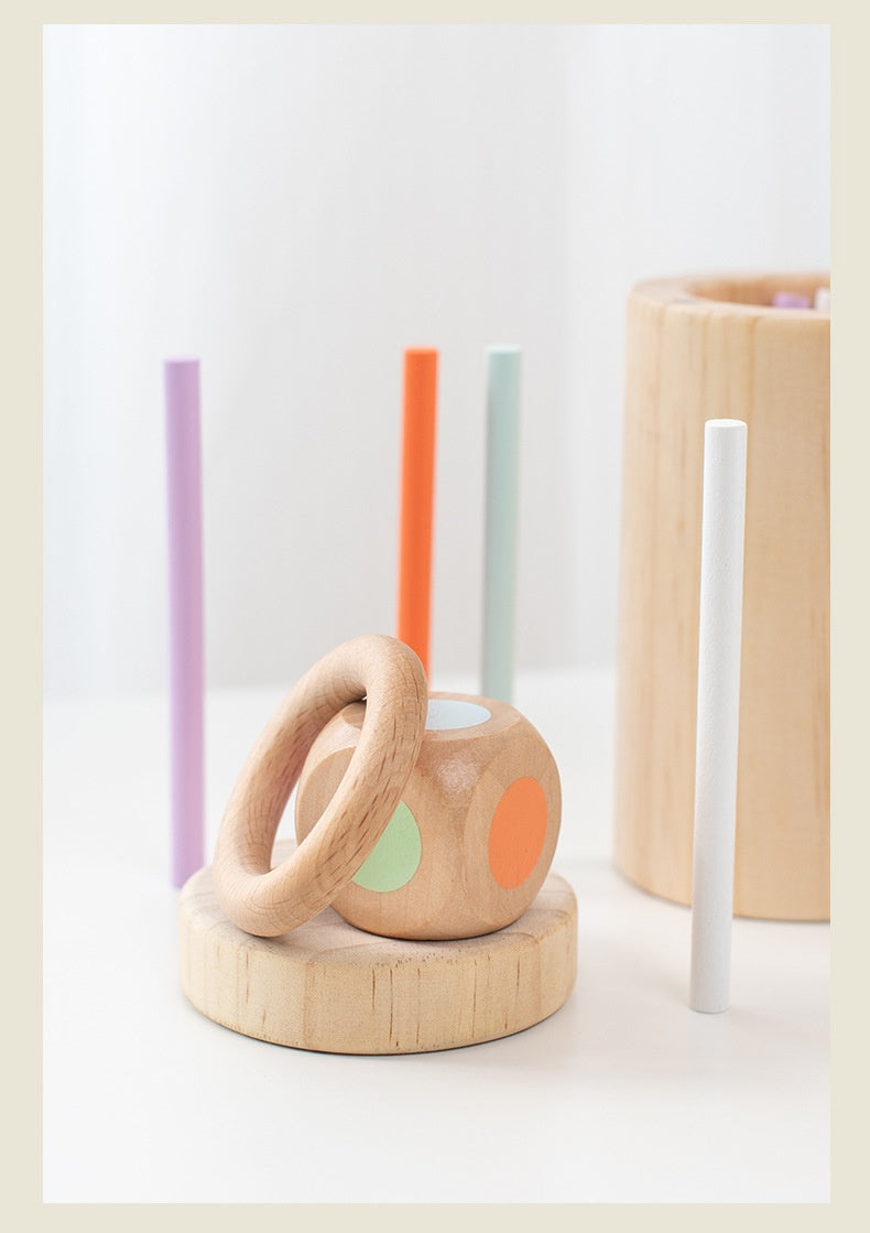 Montessori-Inspired Toddler Stick Balance Game