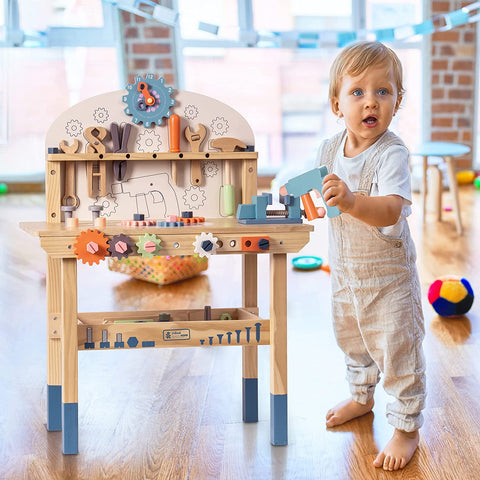 Little Builder Wooden Workbench