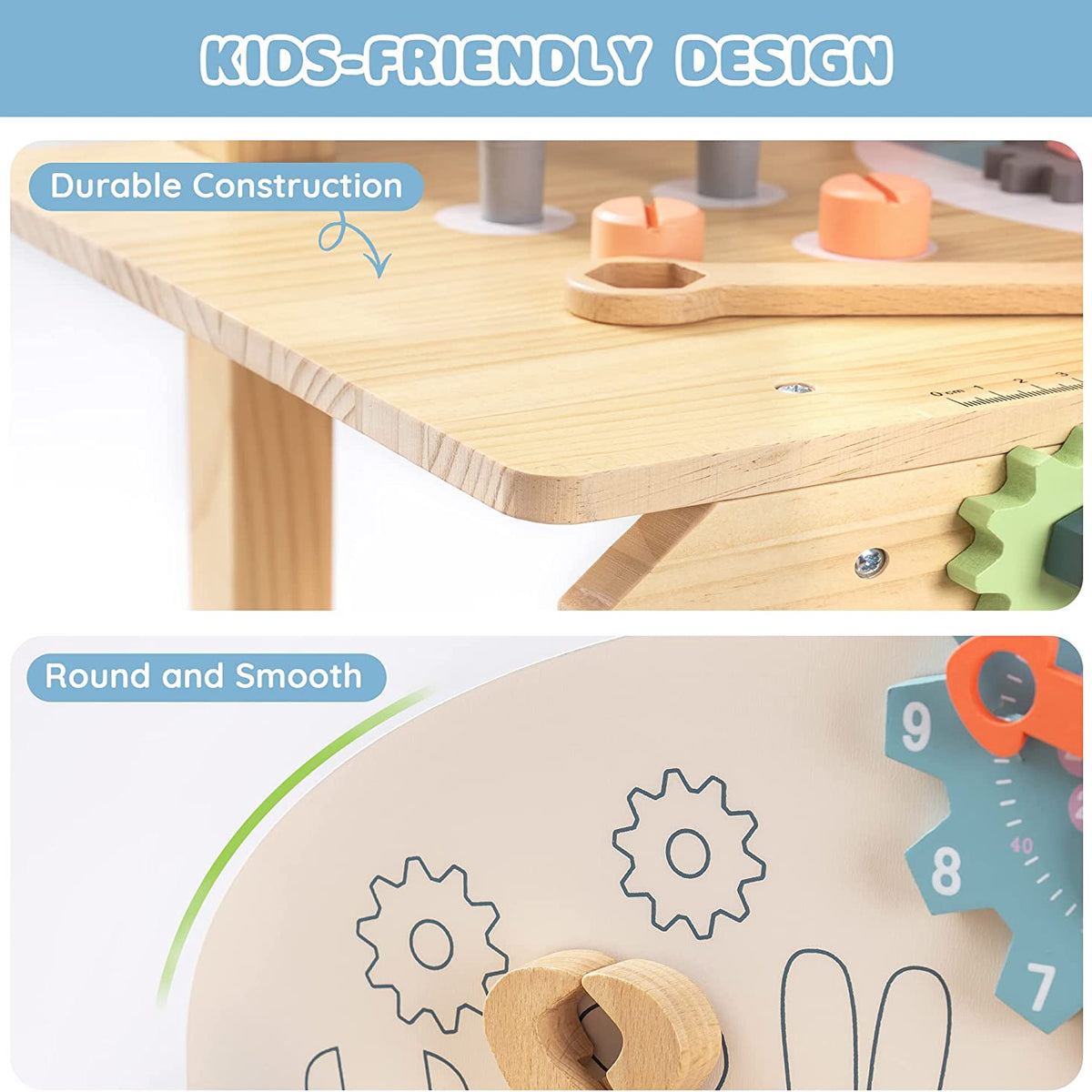 Little Builder Wooden Workbench