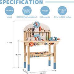Little Builder Wooden Workbench