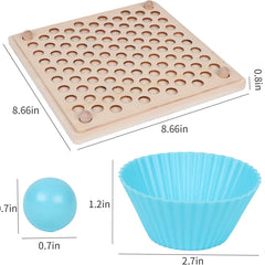 Montessori Color Match Peg Board