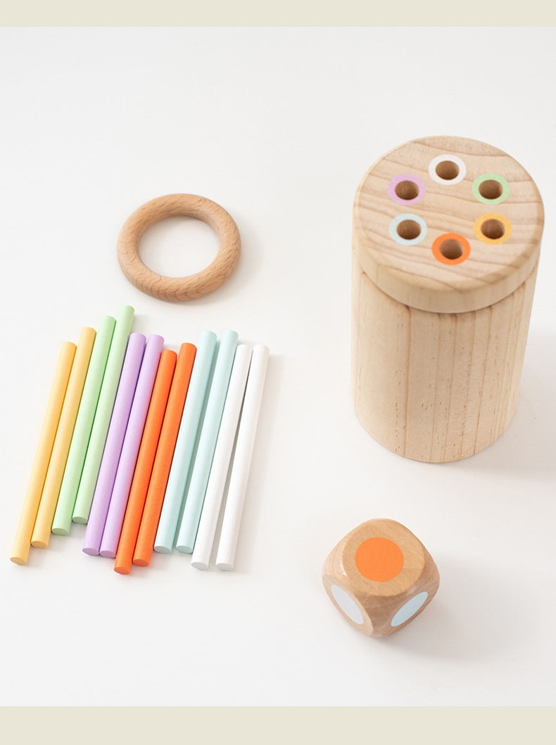 Montessori-Inspired Toddler Stick Balance Game