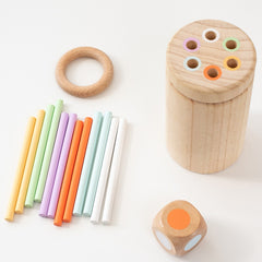 Montessori-Inspired Toddler Stick Balance Game
