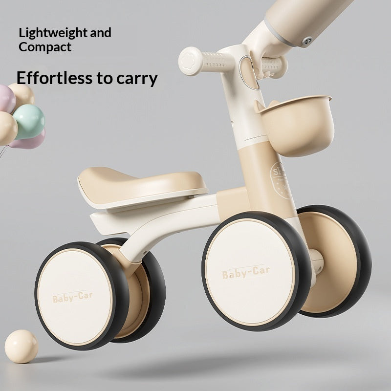 Baby Ride On Bike with Music & Lights | Toddler Balance Ride On Toy