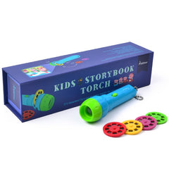 Story Beam Kids Projector Flashlight – Bedtime Cartoon Story Torch