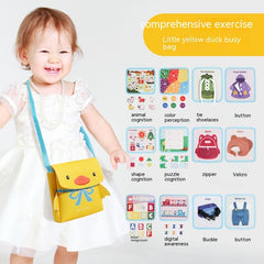 My First School Bag & Busy Book – Toddler Learning Activity Set