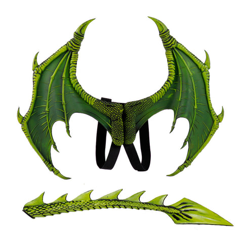 Dress-up wings in green