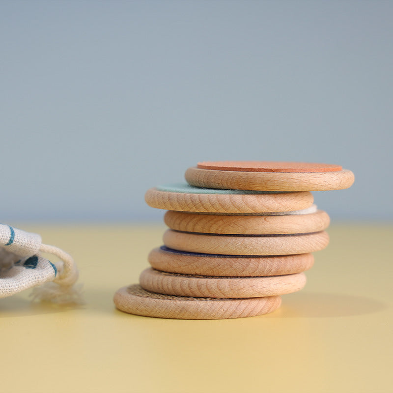 Montessori Sensory Texture Matching Discs – Tactile Learning Toy for Kids
