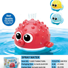Splashy Frog Fountain – Baby Bath Water Sprinkler Toy