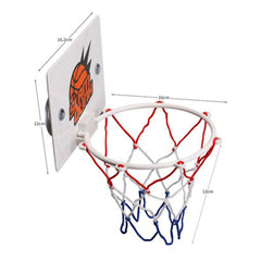Orange punch-free basketball backboard