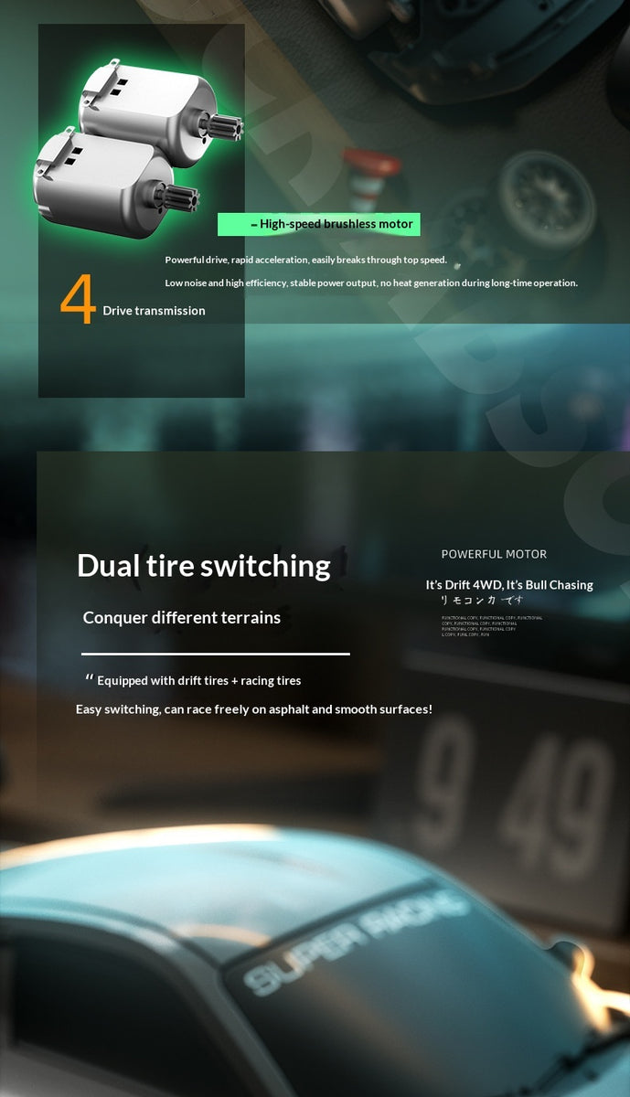 RC Drift Racing Car – High-Speed Remote Control Drift Car with Controller