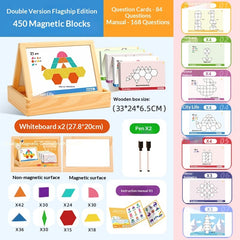 Montessori Magnetic Tangram Puzzle Box