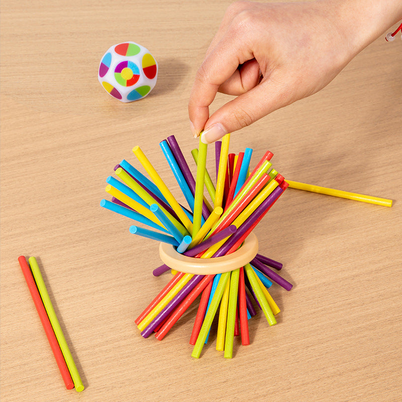 Montessori Stick & Stack Tower Game