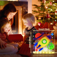 Glow doodle board 12x12cm