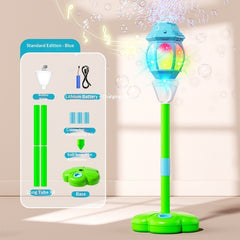 BubbleGlow Street Lamp – Musical Bubble Machine for Kids