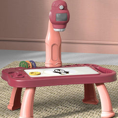 Red projector drawing toy