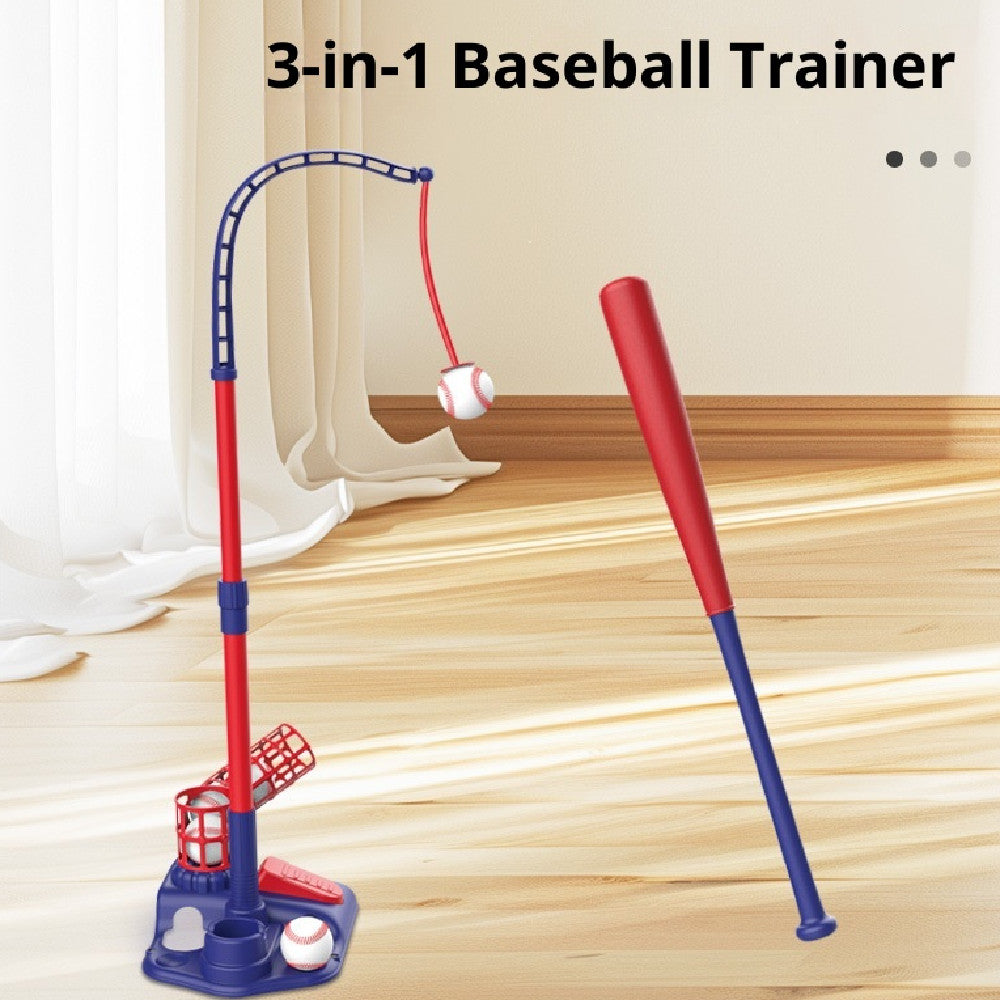 Baseball launcher in use