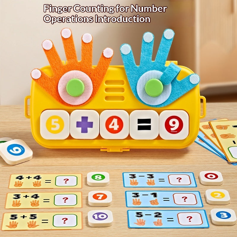 FingerCount Learning Box – Montessori Math & Counting Game