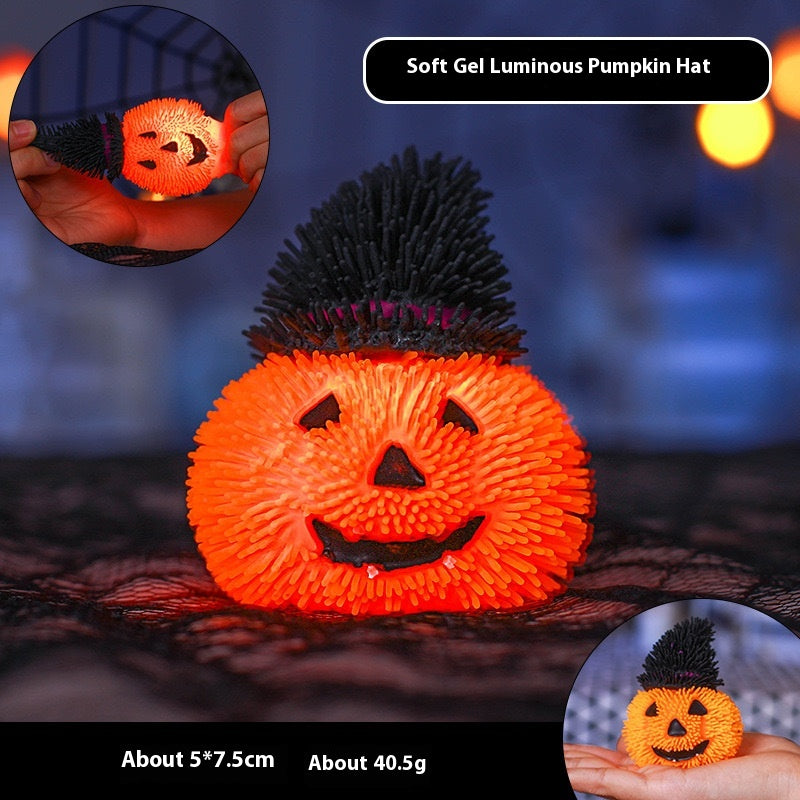 Glow Ghost Squeeze Ball | Light-Up Fidget Fun