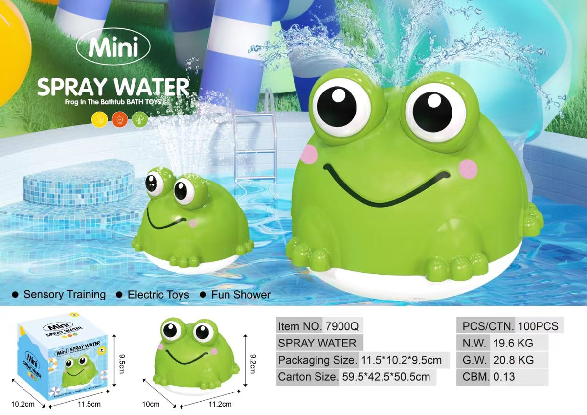 Splashy Frog Fountain – Baby Bath Water Sprinkler Toy