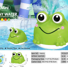 Splashy Frog Fountain – Baby Bath Water Sprinkler Toy