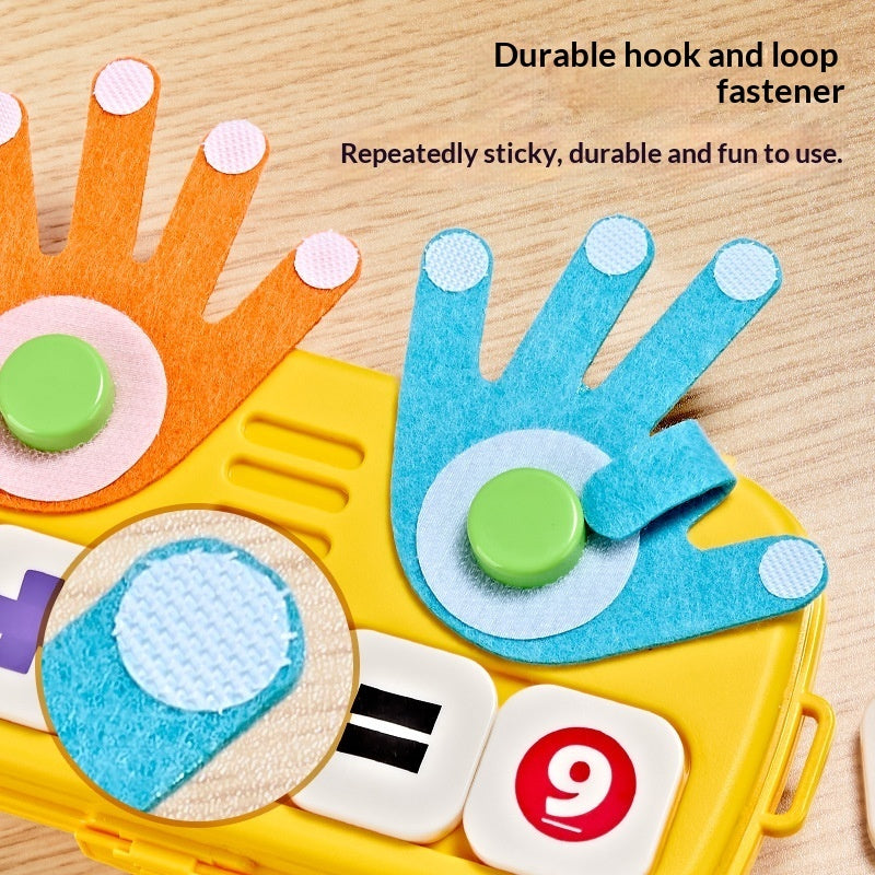 FingerCount Learning Box – Montessori Math & Counting Game