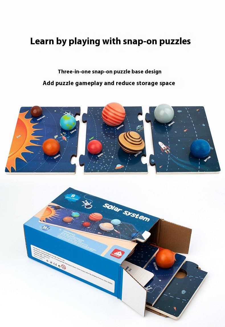 Montessori 3D Solar System Puzzle